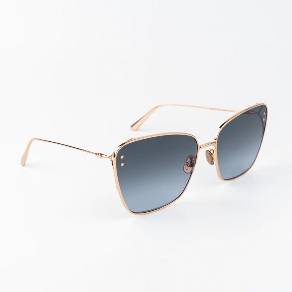 Dior Women Sunglasses Matte Rose Gold Gradient Blue Butterfly MISSDIOR B2U E0B2 - Picture 12 of 14